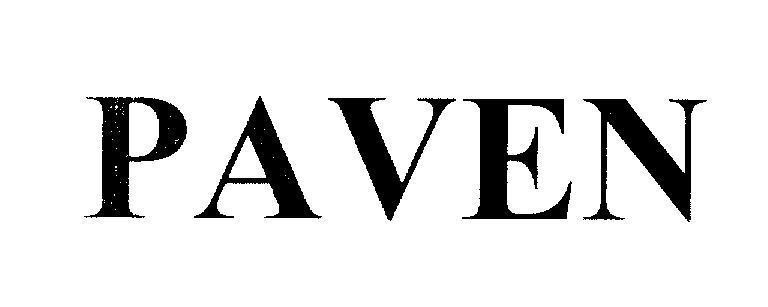 Mẫu nhãn hiệu PAVEN