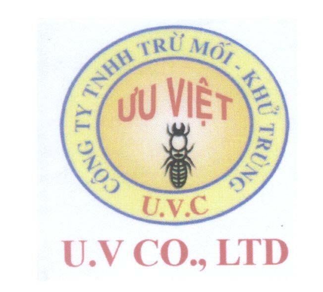 Mẫu nhãn hiệu Ưu Việt Công Ty TNHH Trừ Mối - Khử Trùng U.V.C U.V CO., LTD