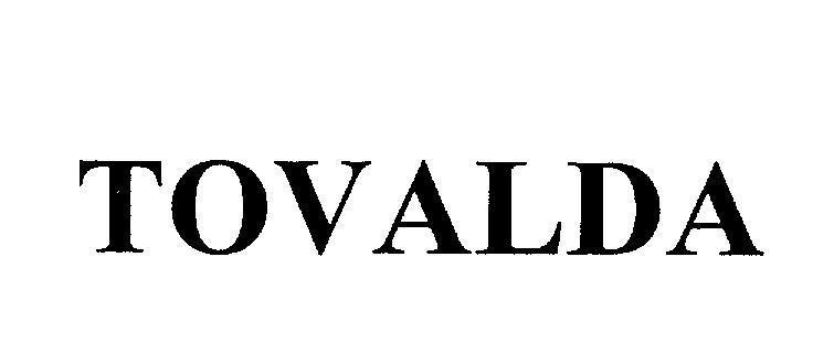 Mẫu nhãn hiệu TOVALDA
