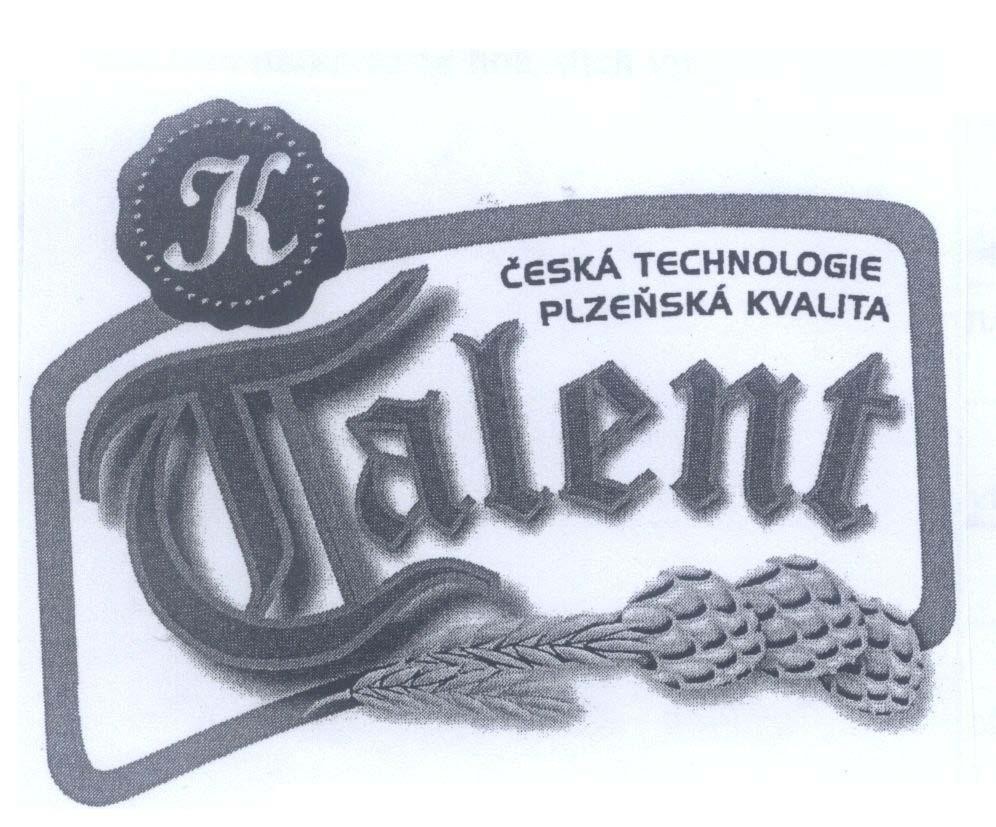 Mẫu nhãn hiệu K Talent ceska technologie plzenska kvalita