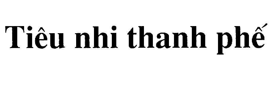 Mẫu nhãn hiệu Tiêu nhi thanh phế