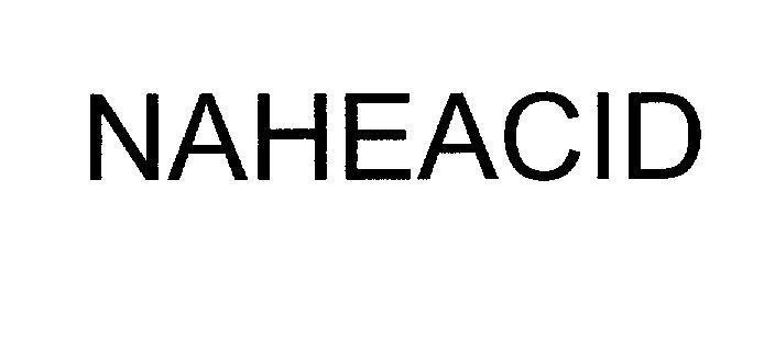 Mẫu nhãn hiệu NAHEACID