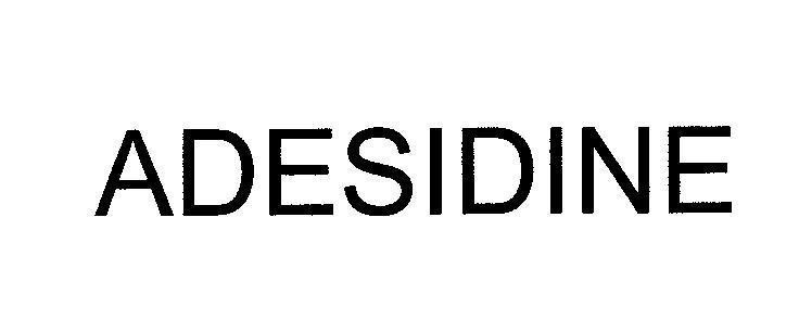 Mẫu nhãn hiệu ADESIDINE