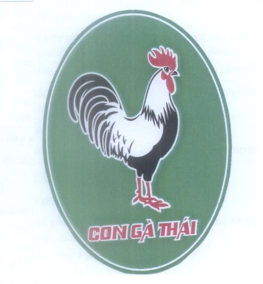 Mẫu nhãn hiệu Con Gà Thái