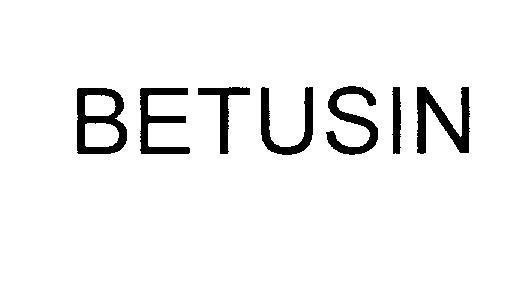 Mẫu nhãn hiệu BETUSIN