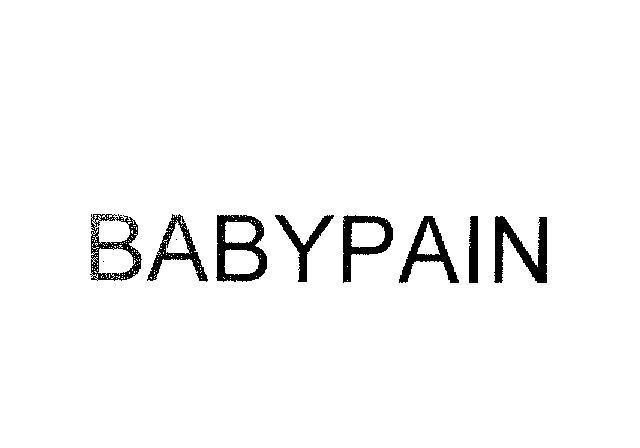 Mẫu nhãn hiệu BABYPAIN
