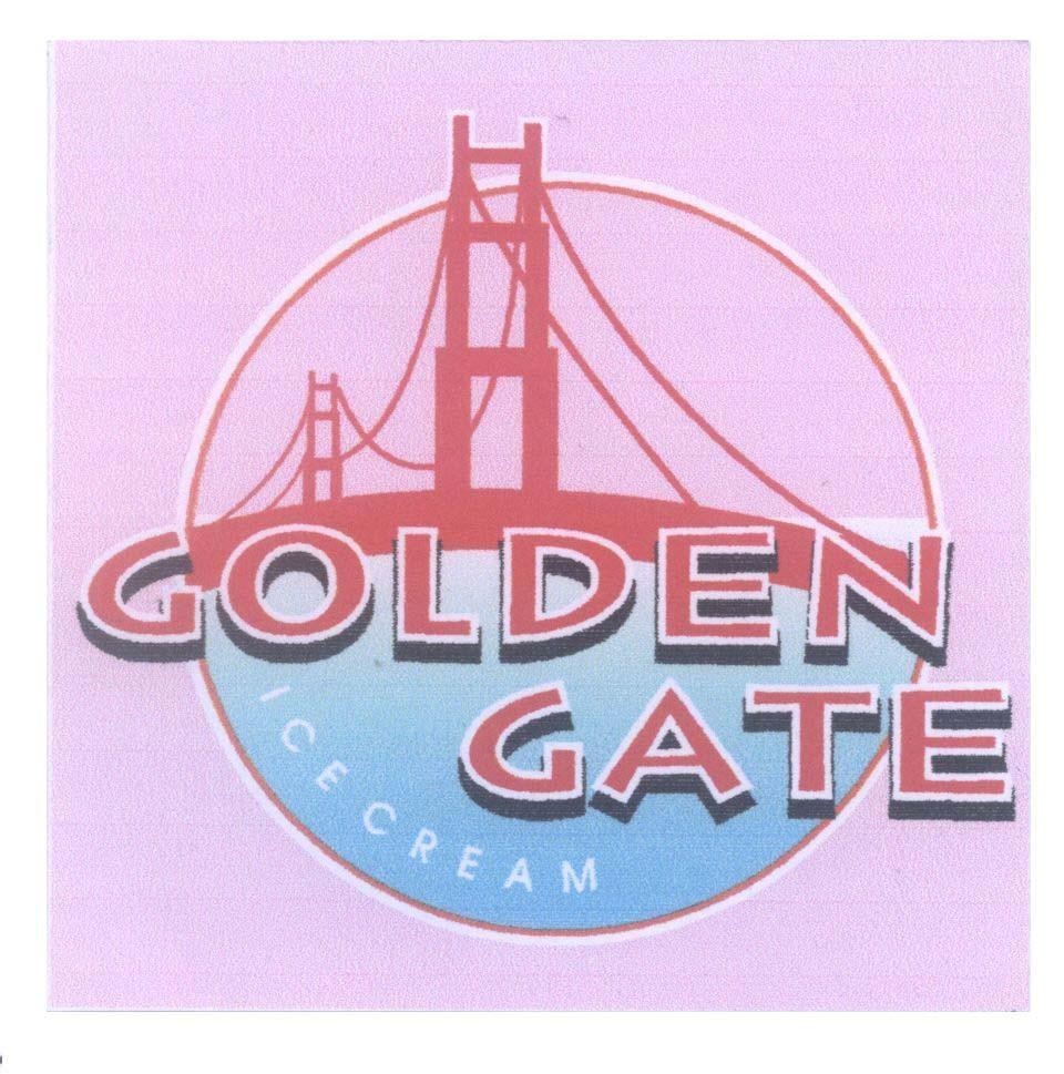 Mẫu nhãn hiệu GOLDEN GATE ICE CREAM