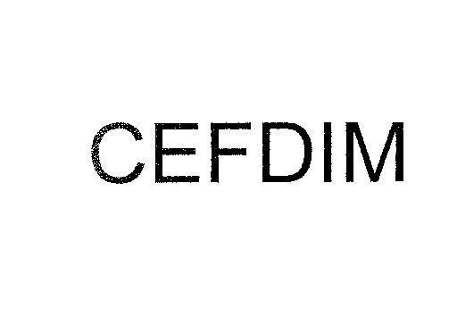 Mẫu nhãn hiệu CEFDIM