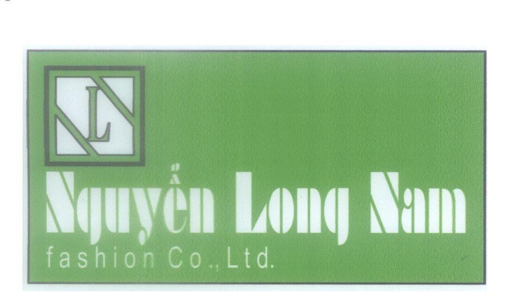 Mẫu nhãn hiệu NL N L Nguyễn Long Nam fashion Co.,Ltd.