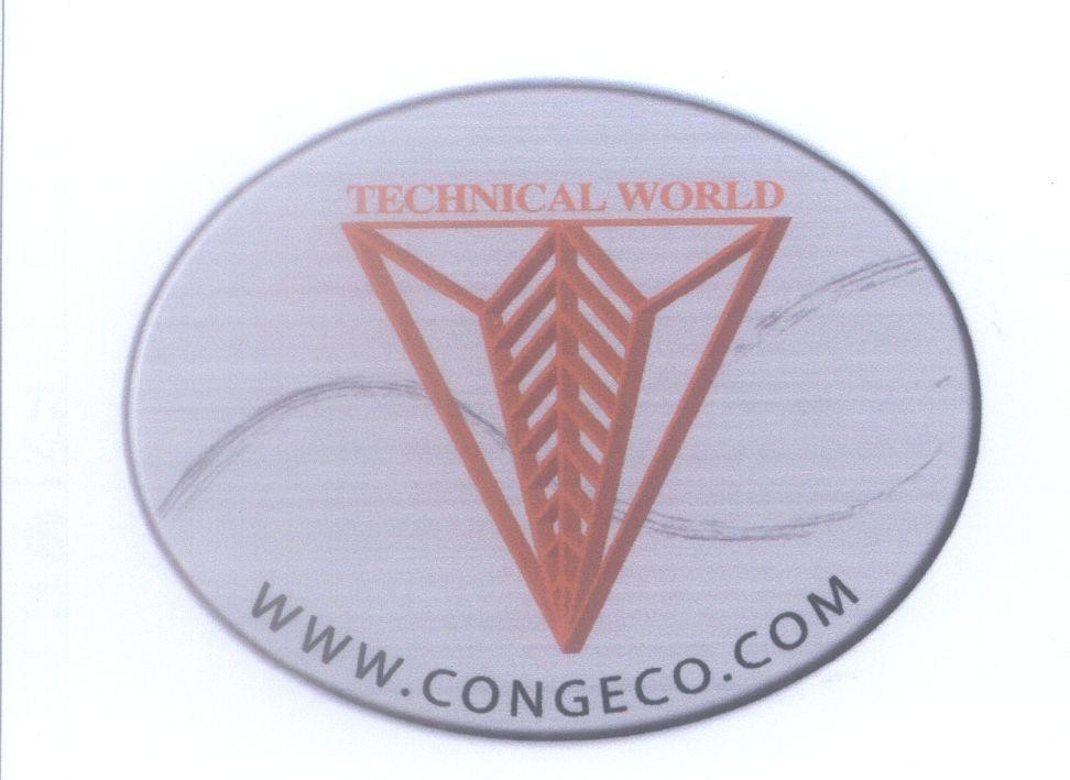 Mẫu nhãn hiệu TECHNICAL WORLD WWW.CONGECO.COM