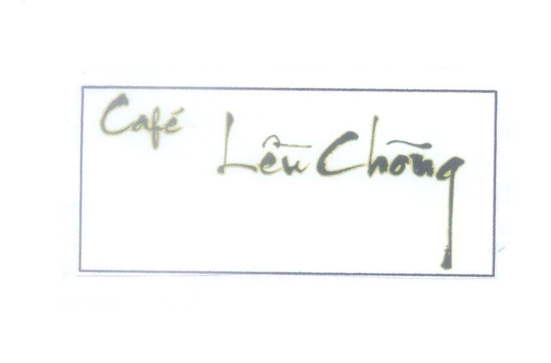 Mẫu nhãn hiệu Café Lều Chõng