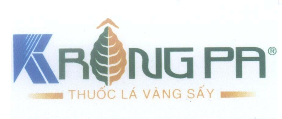 Mẫu nhãn hiệu KRÔNG PA Thuốc Lá Vàng Sấy