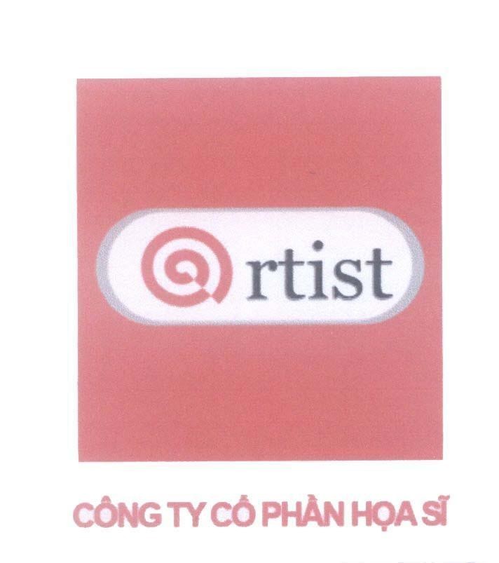 Mẫu nhãn hiệu artist Công Ty Cổ Phần Hoạ Sĩ