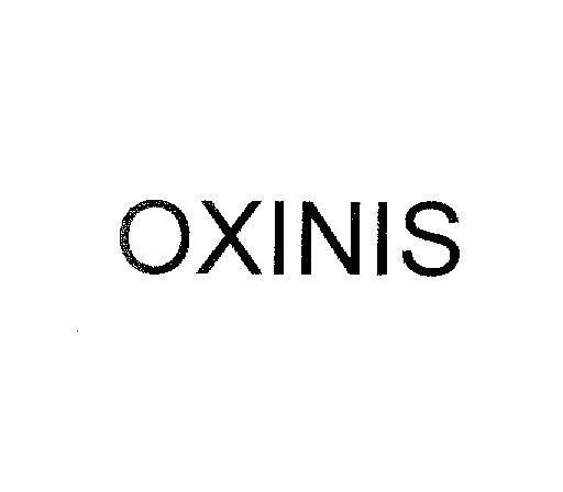 Mẫu nhãn hiệu OXINIS