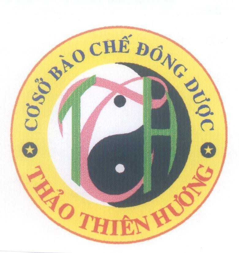 Mẫu nhãn hiệu TTH Cơ Sở Bào Chế Đông Dược Thảo Thiên Hương