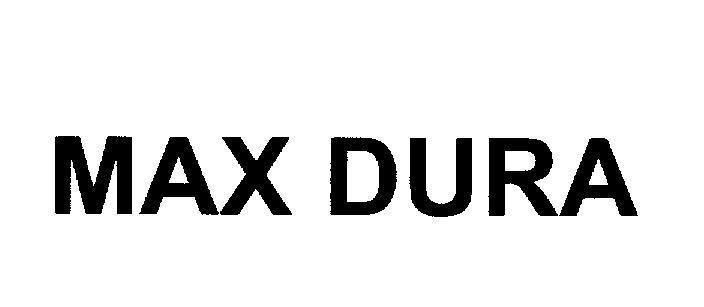 Mẫu nhãn hiệu MAX DURA