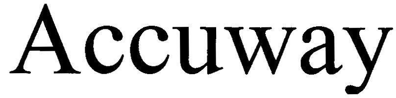 Mẫu nhãn hiệu Accuway