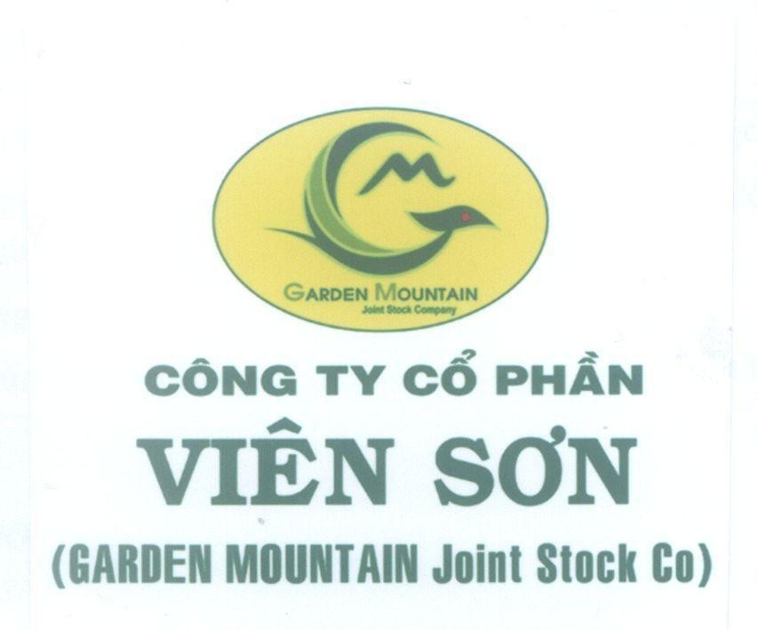Mẫu nhãn hiệu Công ty cổ phần Viên Sơn G GARDEN MOUNTAIN Joint Stock Co