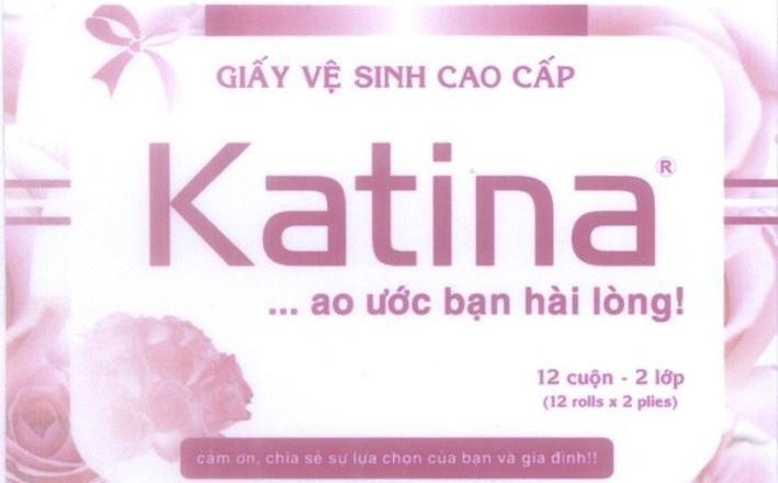 Mẫu nhãn hiệu Katina Giấy Vệ Sinh Cao Cấp ... ao ước bạn hài lòng!...