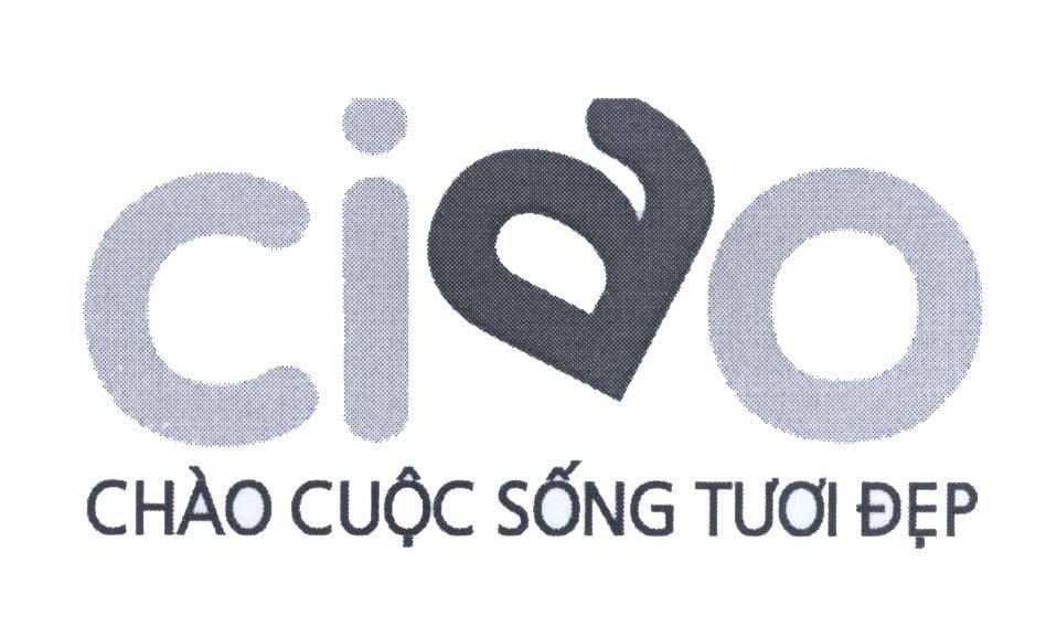 Mẫu nhãn hiệu Ciao Chào Cuộc Sống Tươi Đẹp