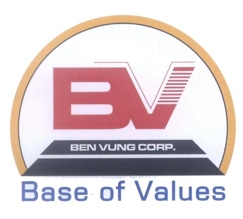Mẫu nhãn hiệu BV BEN VUNG CORP. Base of Values