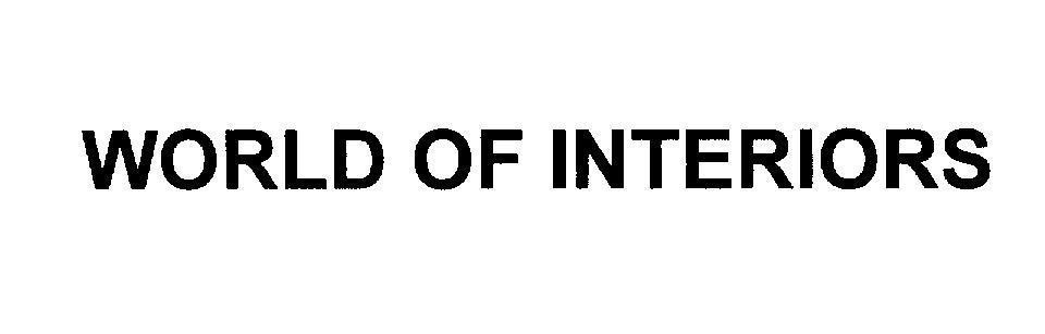 Mẫu nhãn hiệu WORLD OF INTERIORS