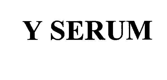 Mẫu nhãn hiệu Y SERUM