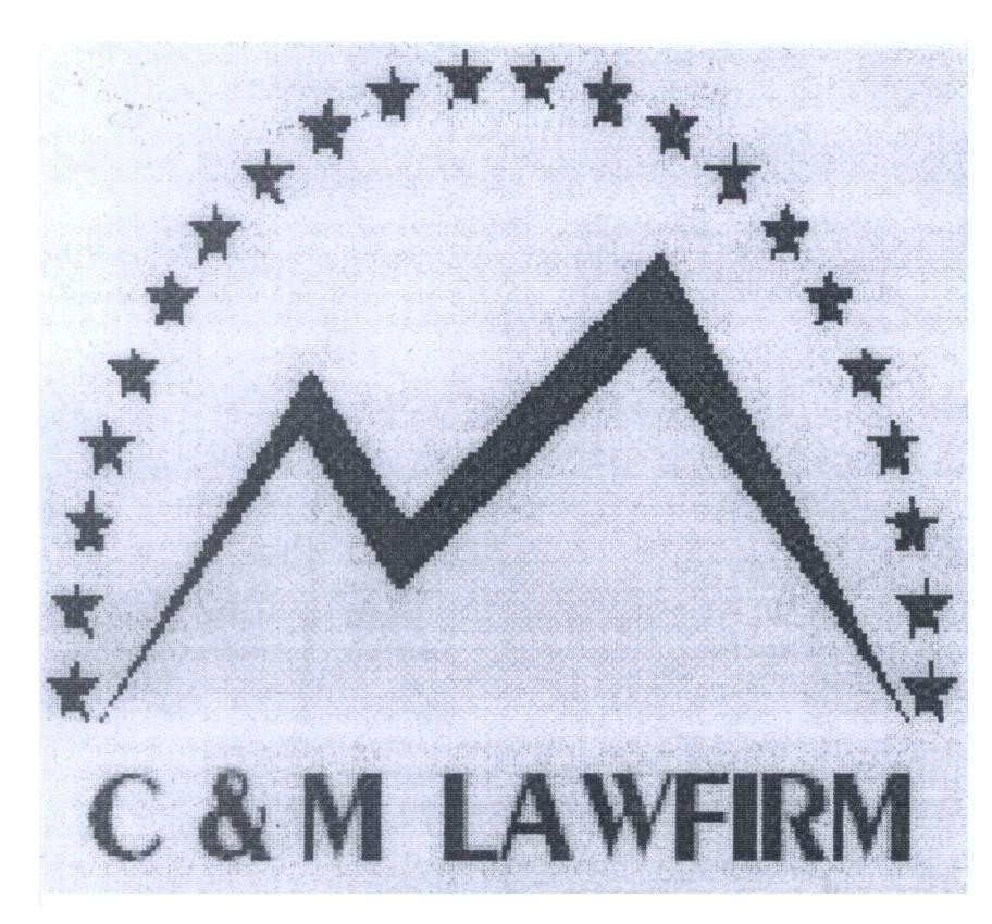 Mẫu nhãn hiệu C M CM LAWFIRM