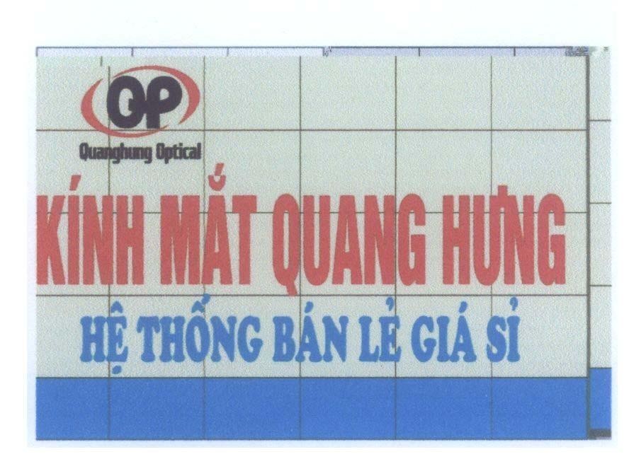 Mẫu nhãn hiệu Q H QP QH Quanghung Optical Kính Mắt Quang Hưng Hệ Thống Bán Lẻ Giá Sỉ