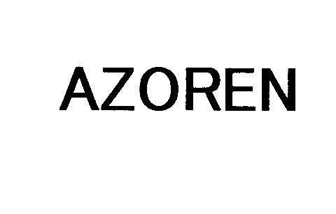 Mẫu nhãn hiệu AZOREN