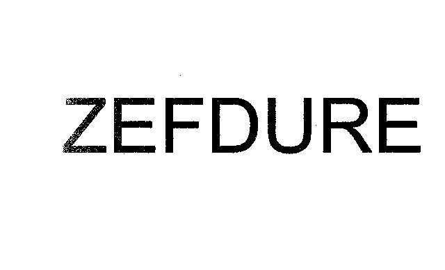 Mẫu nhãn hiệu ZEFDURE