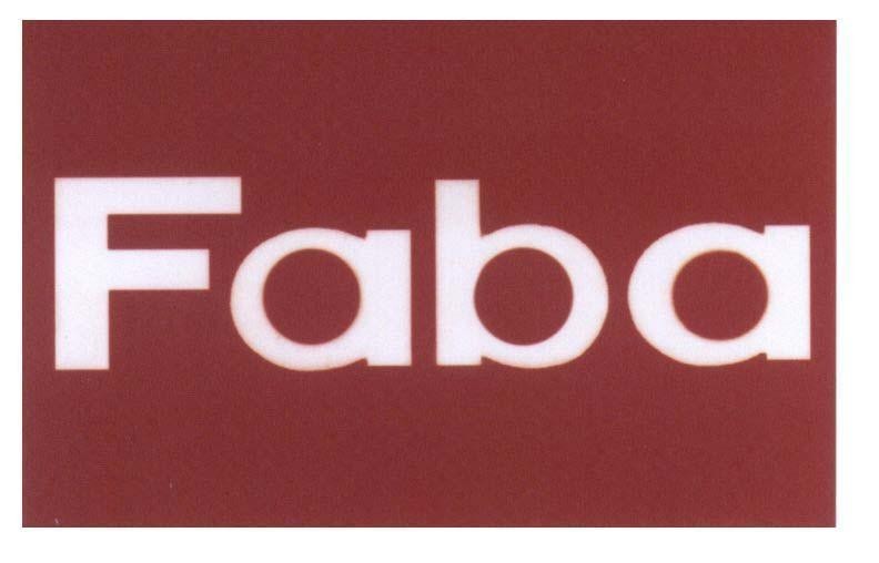 Mẫu nhãn hiệu Faba
