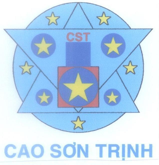 Mẫu nhãn hiệu CST Cao Sơn Trịnh