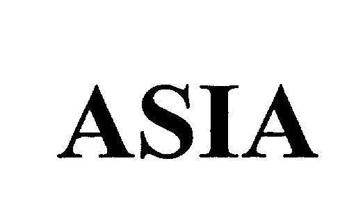 Mẫu nhãn hiệu ASIA