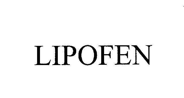 Mẫu nhãn hiệu LIPOFEN
