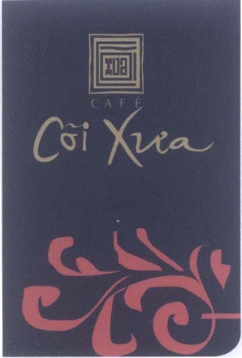 Mẫu nhãn hiệu CAFE Cõi Xưa