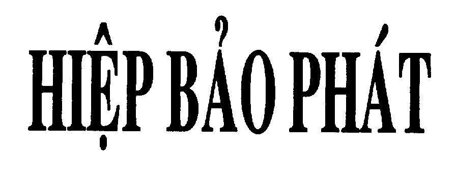 Mẫu nhãn hiệu Hiệp Bảo Phát