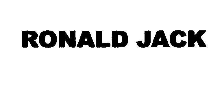 Mẫu nhãn hiệu RONALD JACK