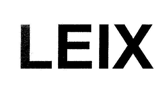 Mẫu nhãn hiệu LEIX