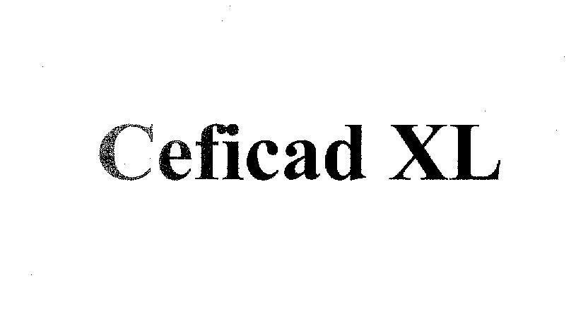 Mẫu nhãn hiệu Ceficad XL