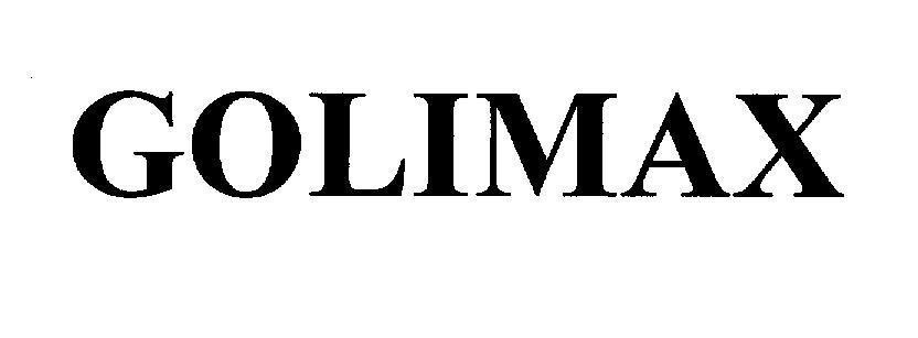 Mẫu nhãn hiệu GOLIMAX