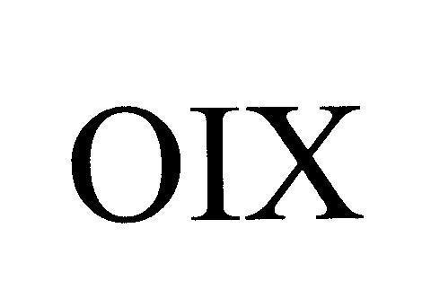 Mẫu nhãn hiệu OIX