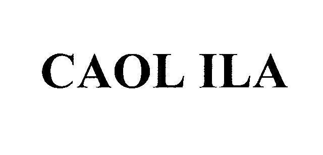 Mẫu nhãn hiệu CAOL ILA