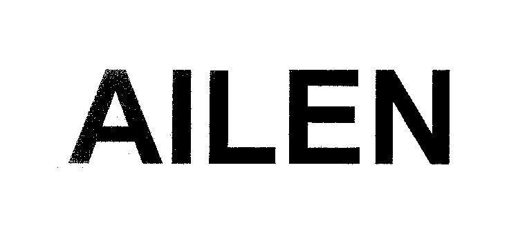 Mẫu nhãn hiệu AILEN
