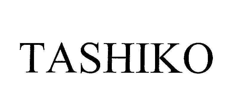 Mẫu nhãn hiệu TASHIKO