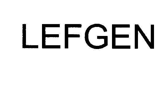 Mẫu nhãn hiệu LEFGEN