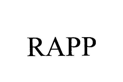 Mẫu nhãn hiệu RAPP