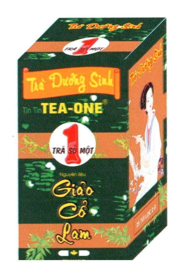 Mẫu nhãn hiệu TRA SO MOT 1 TENAMYD Giảo Cổ Lam Tin Tin TEA-ONE Trà Dưỡng sinh