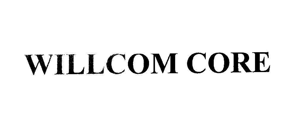 Mẫu nhãn hiệu WILLCOM CORE