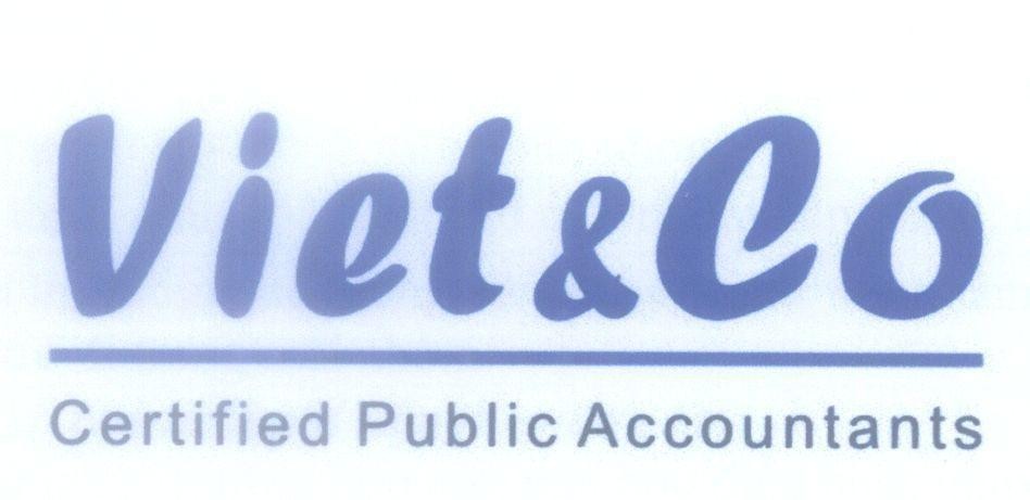 Mẫu nhãn hiệu Viet&Co Certified Public Accountants